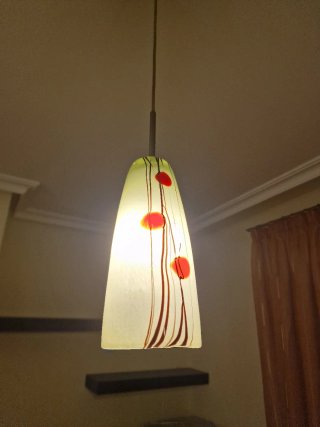 Lámpara de cristal Murano