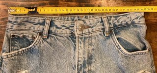 Jeans Bershka graffiti strappi lavaggio chiaro