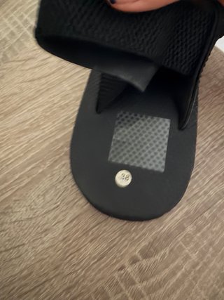 Sandalias negras talla 38