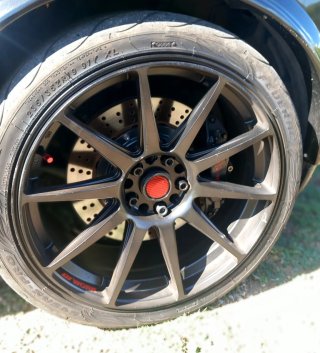 Llantas de aleación negras para coche