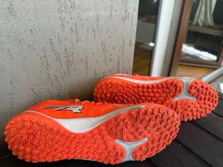 Scarpe Puma calcetto arancioni
