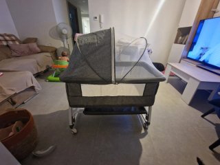 Minicuna con mosquitera