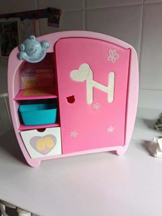 Armario Nenuco Rosa con Accesorios