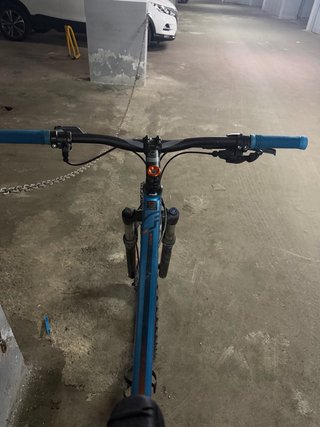 Bicicleta de Montaña Scott Azul y Naranja