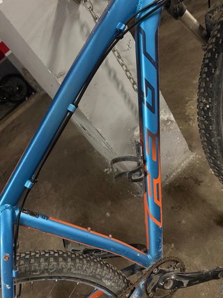 Bicicleta de Montaña Scott Azul y Naranja