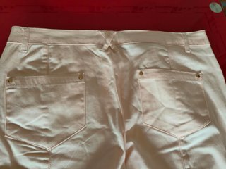 Pantalones pirata Mango Rosa Talla 38