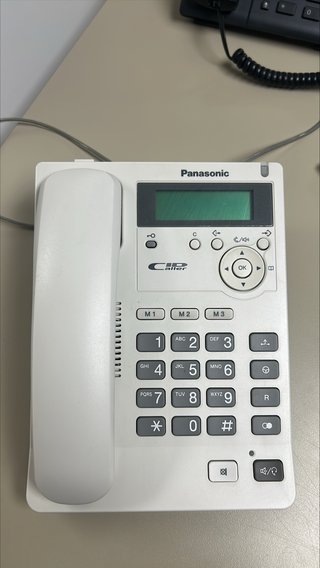 Teléfono Panasonic KX-TS600EXW Blanco