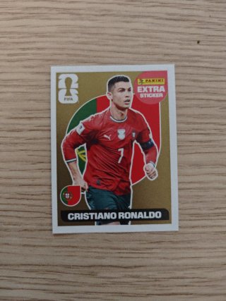 Cristiano Ronaldo EXTRA STICKER GOLD Panini - 2026