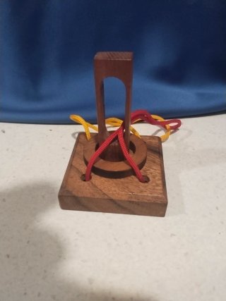 Lote de 5 Rompecabezas de Madera y Metal