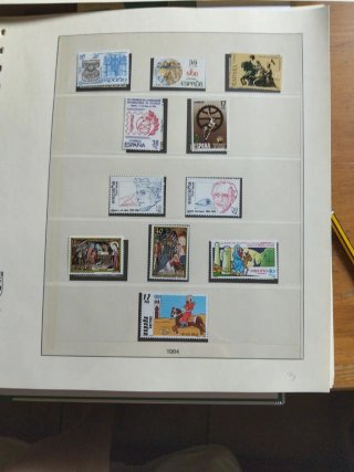 Lote de sellos españoles 1984