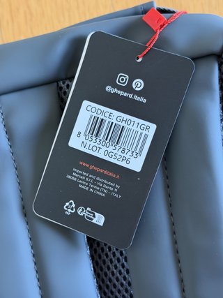Zaino Ghepard Grigio Cabina Impermeabile