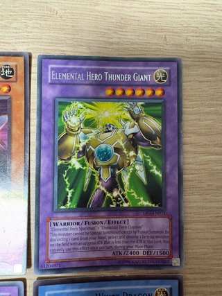 6 Carte Yu Gi Oh! Holo Eroe Elementale