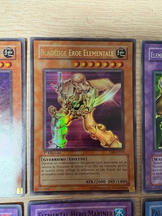 6 Carte Yu Gi Oh! Holo Eroe Elementale