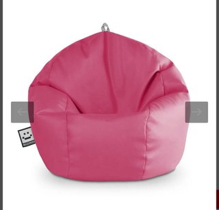 Puff XXL Fucsia Piel Sintética