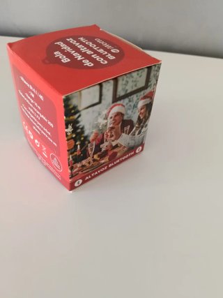 Bola Navidad Altavoz Bluetooth Roja