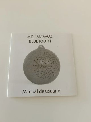 Bola Navidad Altavoz Bluetooth Roja