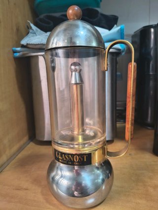 Cafetera Italiana G.A.T. Glasnost (Años 80)