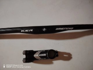 Potencia y manillar KSR Mendiz BTT Negro