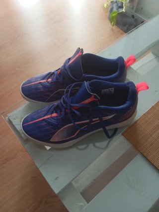 Zapatillas Puma Fútbol Sala Azul/Rosa