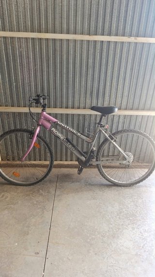 Bicicleta Romester Vintrack Rosa y Gris
