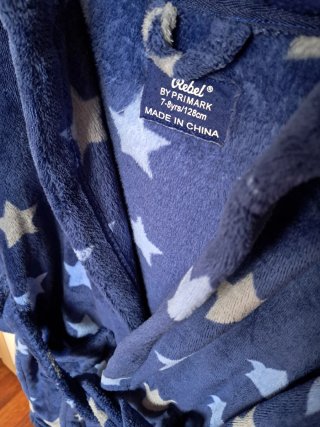 Bata coralina estrellas 7-8 años