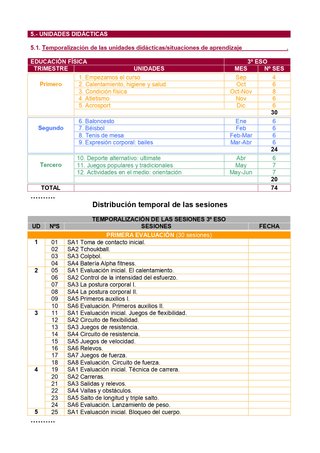 PROGRAMACION EDUCACION FISICA SECUNDARIA (MUR)