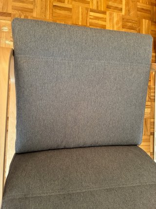 Sillón Poäng Ikea Abedul Tela Gris