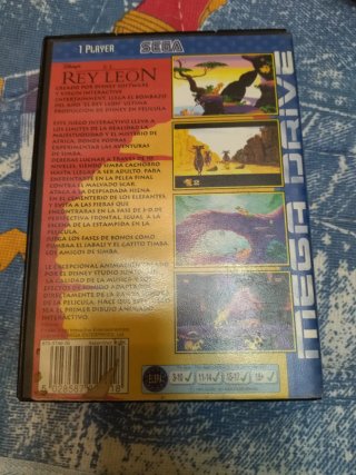 Sega Mega Drive El Rey León Videojuego