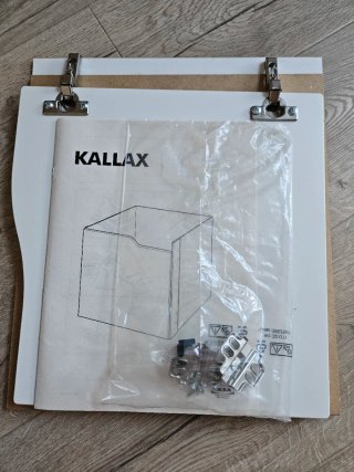 KALLAX puerta blanca ondulada IKEA
