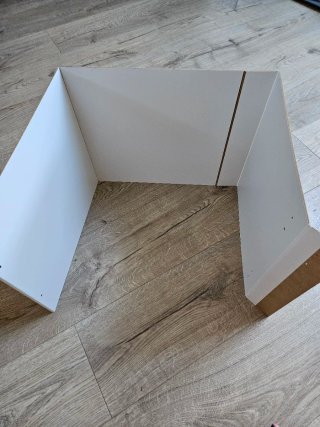 KALLAX puerta blanca ondulada IKEA