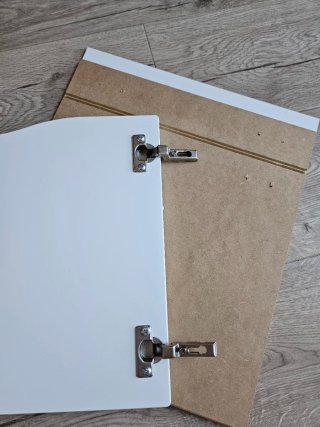 KALLAX puerta blanca ondulada IKEA