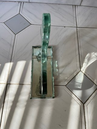 Cenicero de cristal con forma de caballo