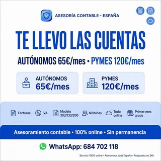 Asesoría contable para PYMES y autónomos.