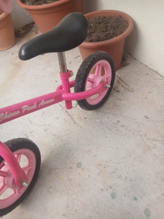 Se regala Bici de equilibrio rosa Chicco