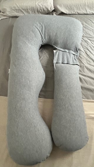 Almohada Embarazo Lactancia Gris