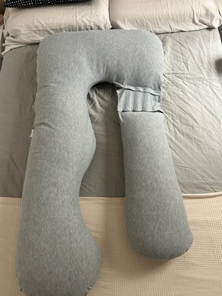 Almohada Embarazo Lactancia Gris