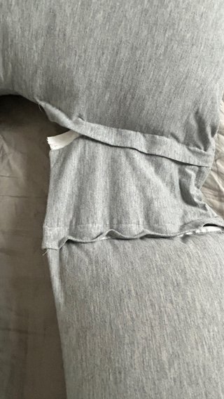 Almohada Embarazo Lactancia Gris