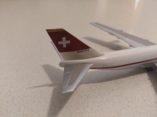 Maqueta Avión 747 Swissair