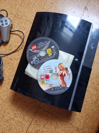 Ps3 Fat 80 gigas+ Mando + Cables+ hdmi