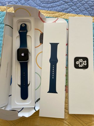 Apple Watch SE Plata/Azul Marino