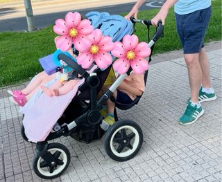 Oferta, Dos sacos uzturre Carrito Bebé Rosa Blanco