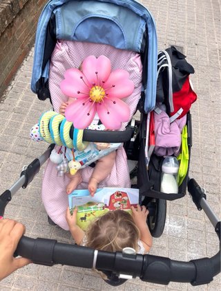 Oferta, Dos sacos uzturre Carrito Bebé Rosa Blanco