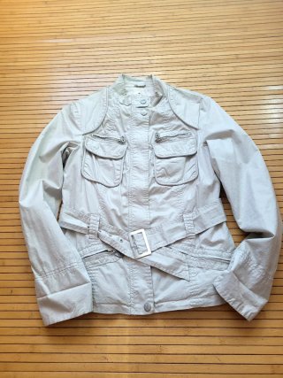 Chaqueta Beige Stradivarius Talla S