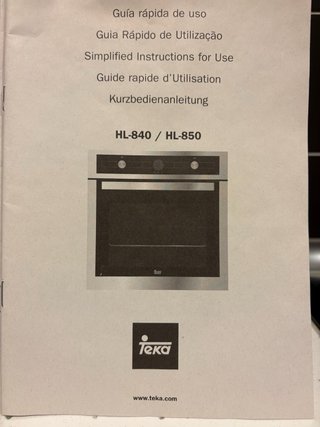 Horno Teka Acero Inoxidable Multifunción