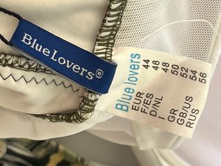 Bañador Blue Lovers palabra de honor estampado