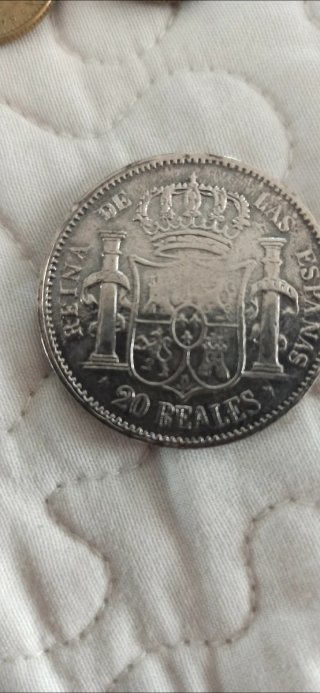 Moneda Antigua 20 Reales España