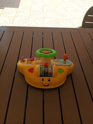 Volante Juguete Infantil Amarillo