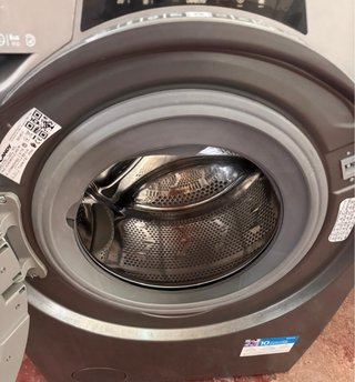 LAVADORA CANDY EN INOX DE 8 KILOS