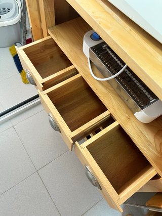 Mesa auxiliar cocina extensible