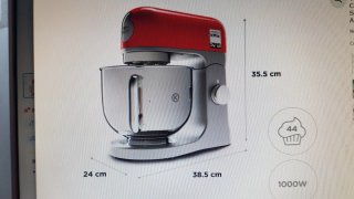 Amasadora Kenwood kMix Roja
